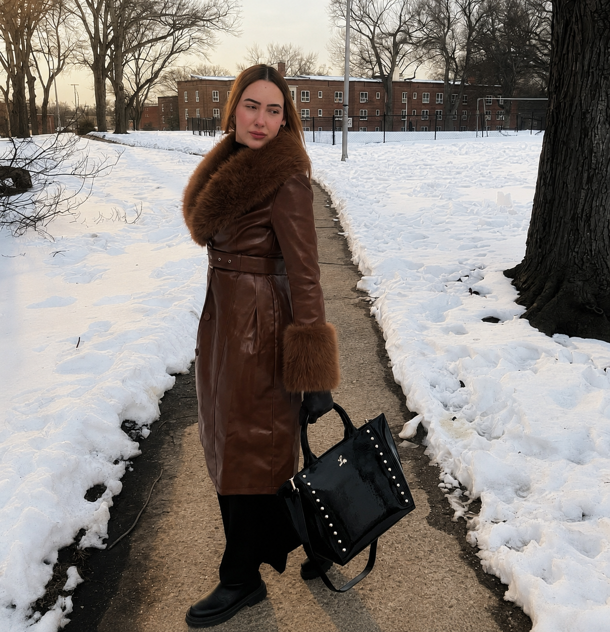 The Anastacia Tote – Gold