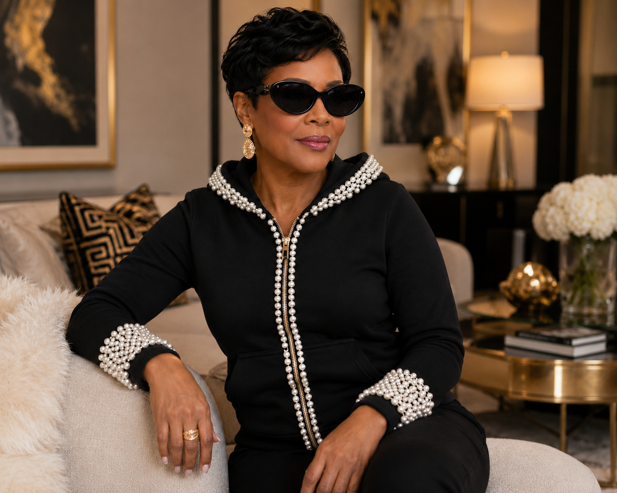 Laurice Noire Black Pearl Ambition Glam Hoodie