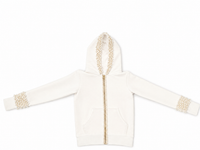 Laurice Noire White Pearl Ambition Glam Hoodie