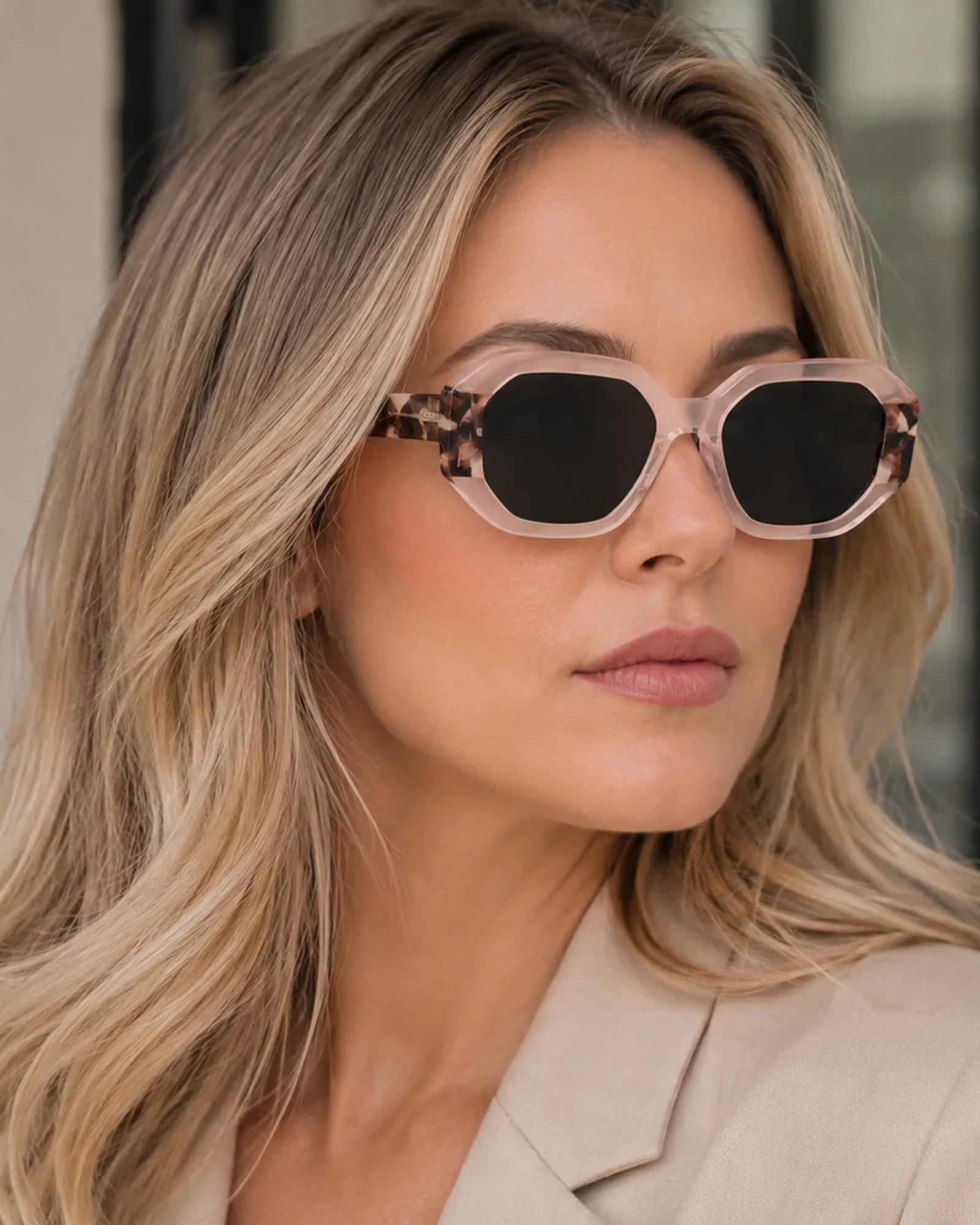 Laurice Noire Ana Polarized Sunglasses- Leopard