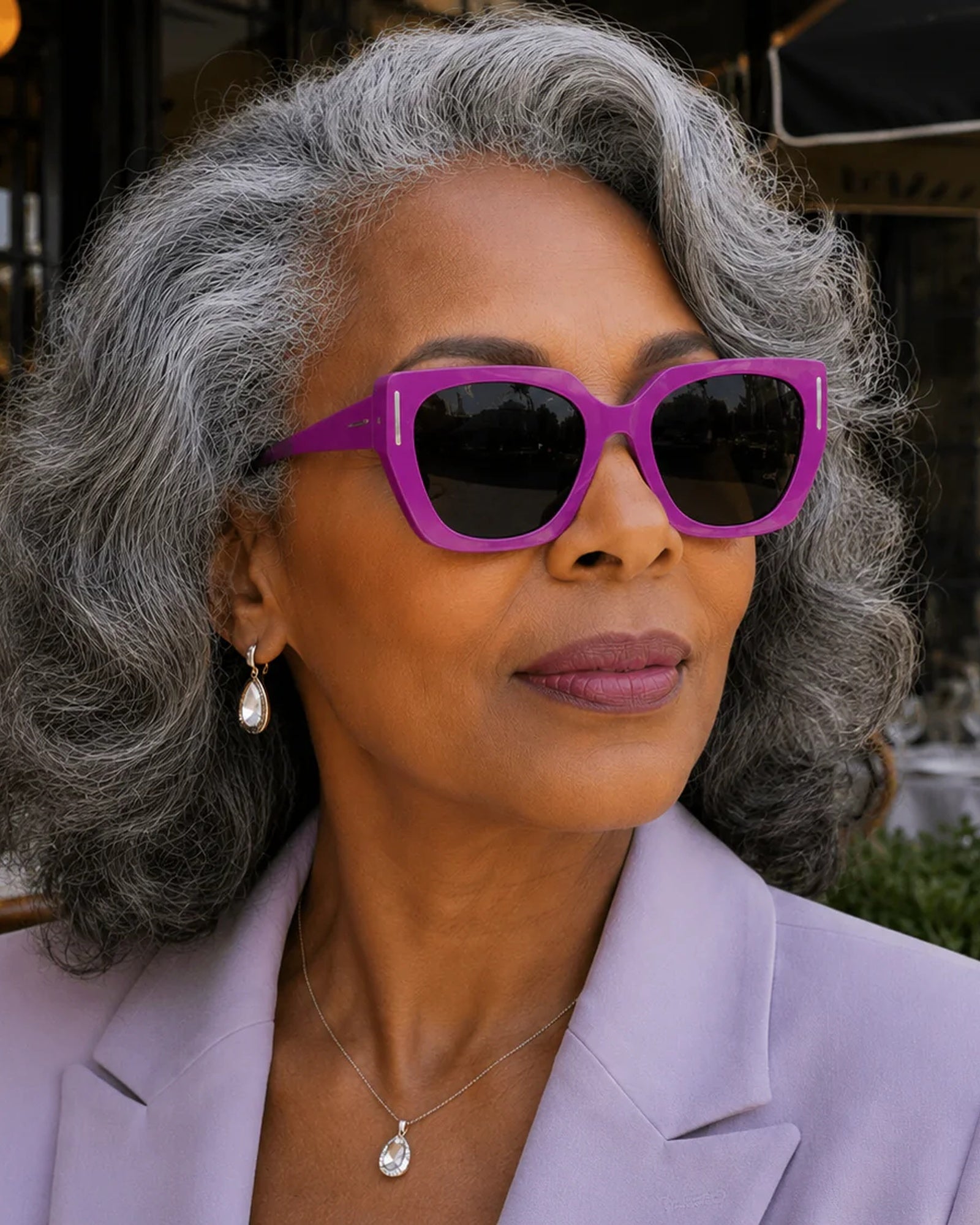 Laurice Noire Ana Polarized Sunglasses- Rose