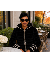 Laurice Noire Black Pearl Ambition Faux Fur Jacket