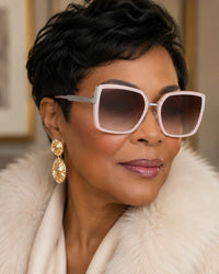 Laurice Noire Georgia Polarized Sunglasses- Beige