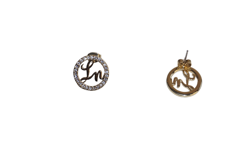 Laurice Noire LN Logo Earrings – Gold