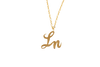 Laurice Noire LN Logo Necklace – Gold
