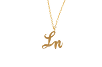 Laurice Noire LN Logo Necklace – Gold