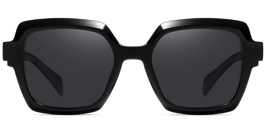 Cheryl Polarized Sunglasses- Black
