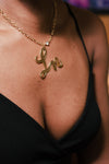 Laurice Noire LN Logo Necklace – Gold