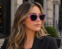 Laurice Noire Tati Polarized Sunglasses- Purple