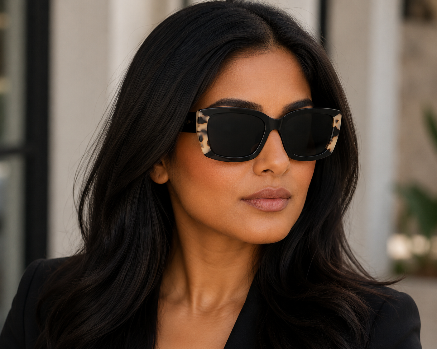 Laurice Noire Terri Polarized Sunglasses- Leopard