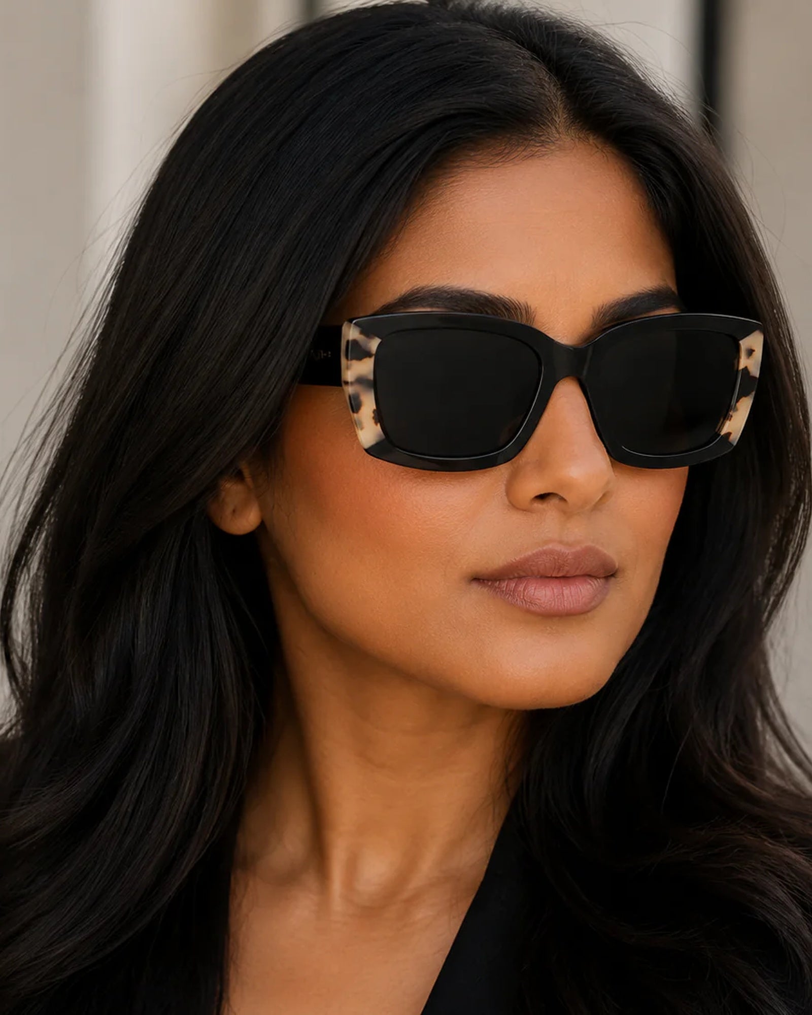 Laurice Noire Terri Polarized Sunglasses- Leopard