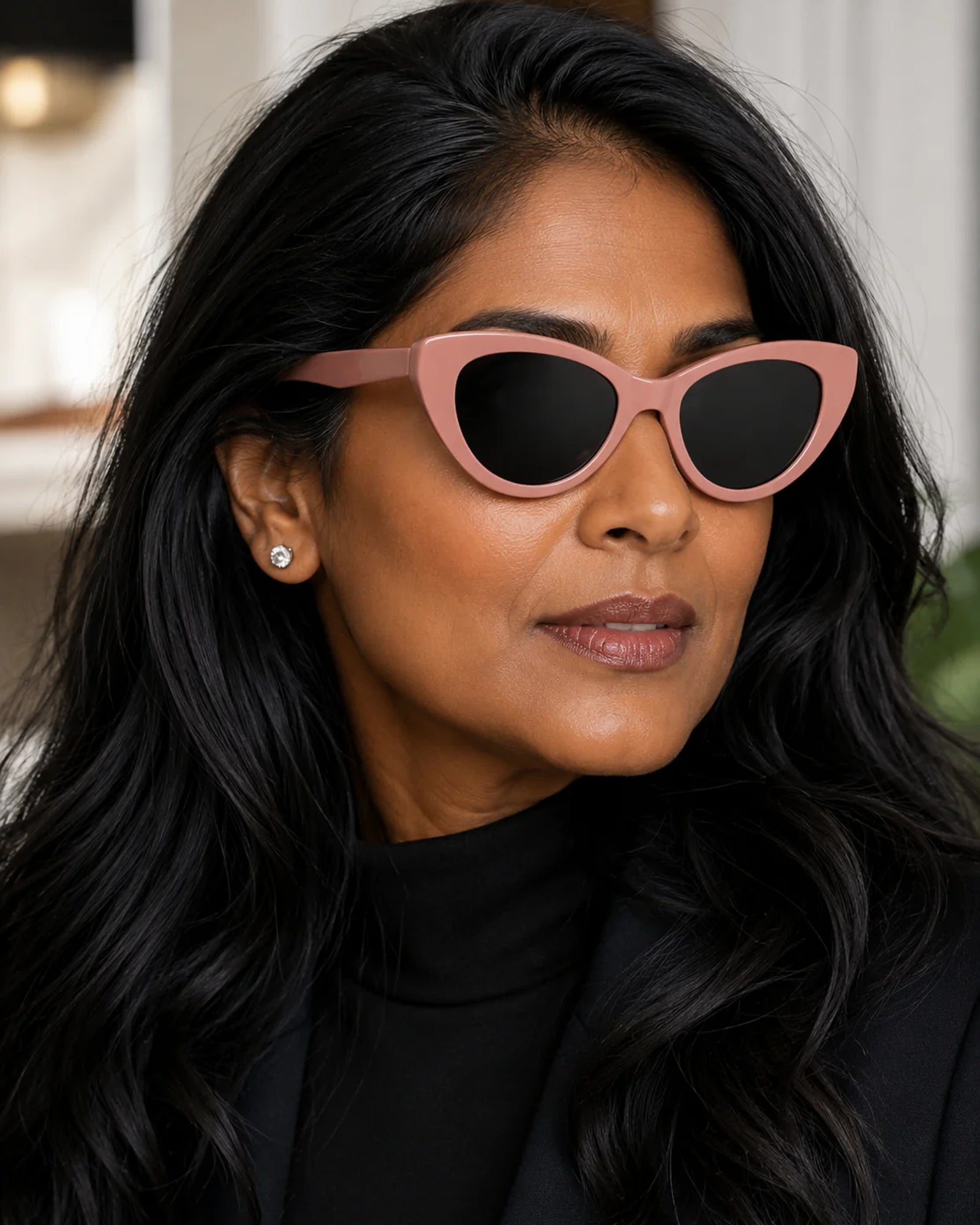 Laurice Noire Tina Marie Polarized Sunglasses – Pink
