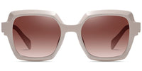 Cheryl Polarized Sunglasses - White - Laurice Noire