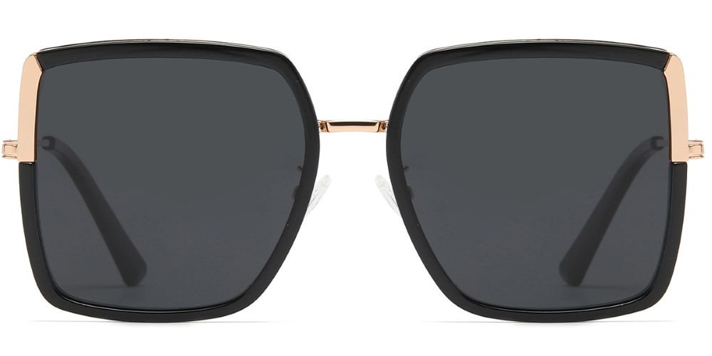 Georgia Polarized Sunglasses - Black/Gold - Laurice Noire
