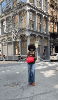 Jasmine Duffle - Red - Laurice Noire
