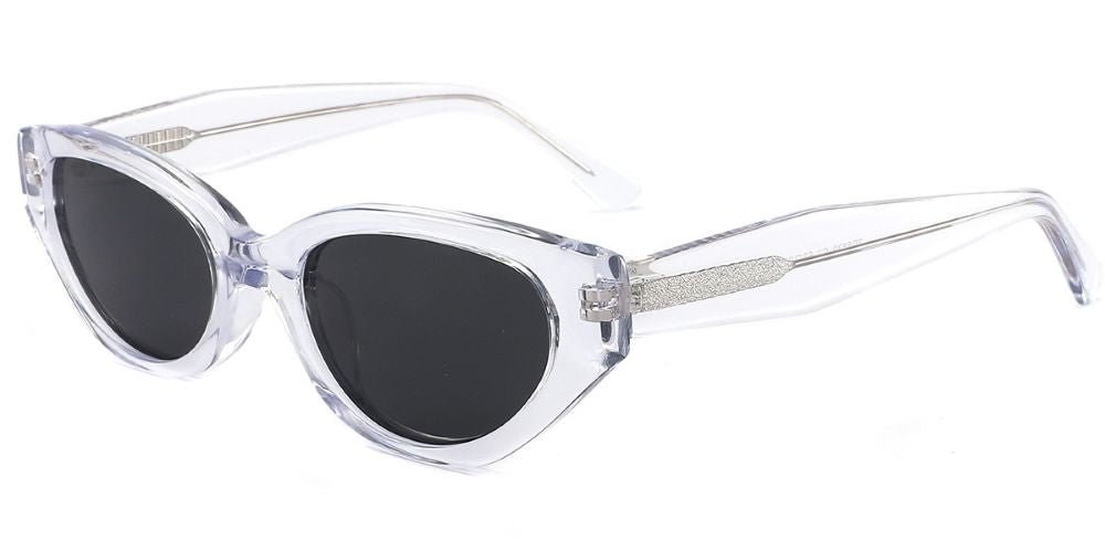 Jasmine Polarized Sunglasses - Clear - Laurice Noire