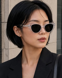 Laurice Noire Jasmine Polarized Sunglasses- Clear