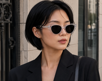 Laurice Noire Jasmine Polarized Sunglasses- Clear