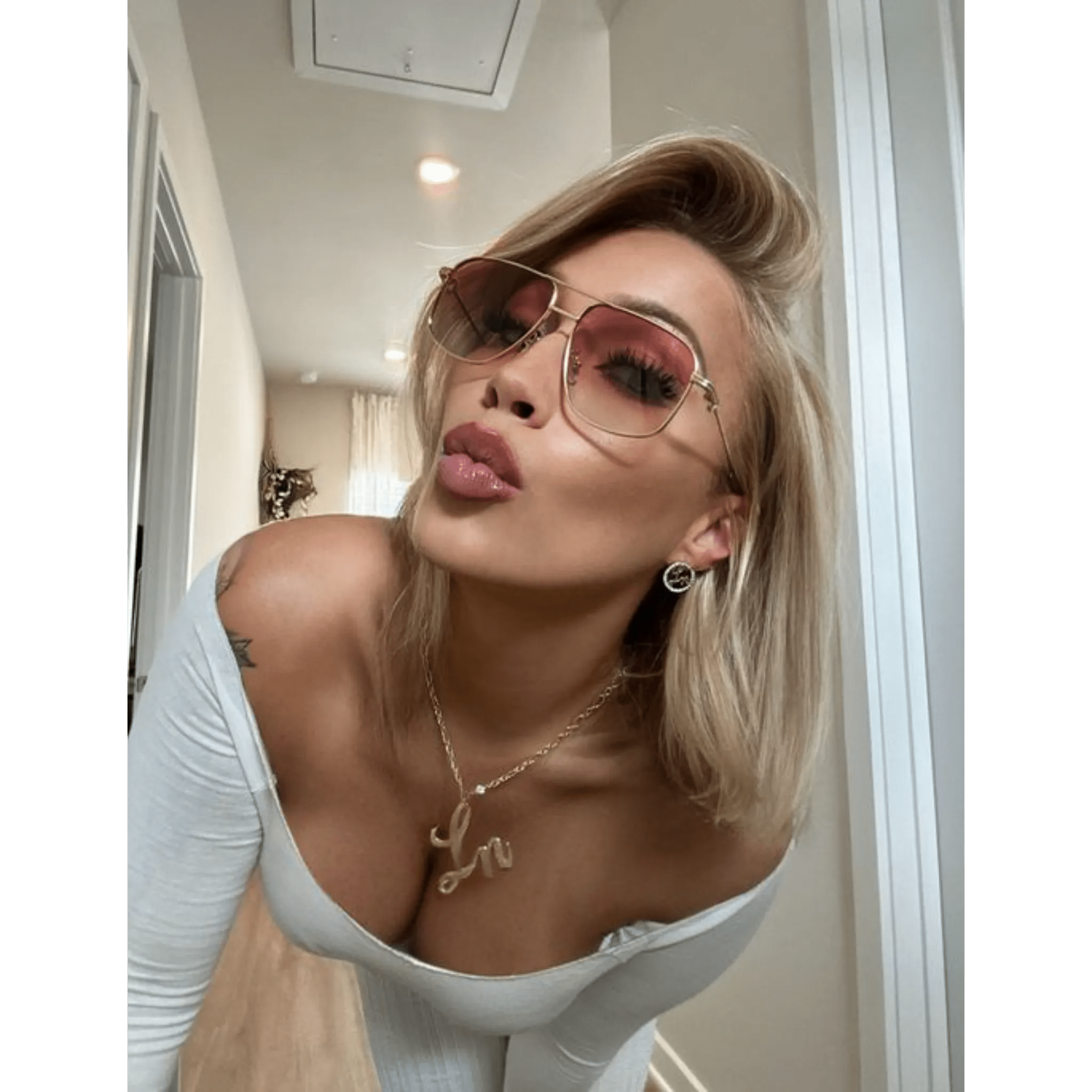 Laurice Noire Lenoah Rose Gold Polarized Sunglasses - Laurice Noire