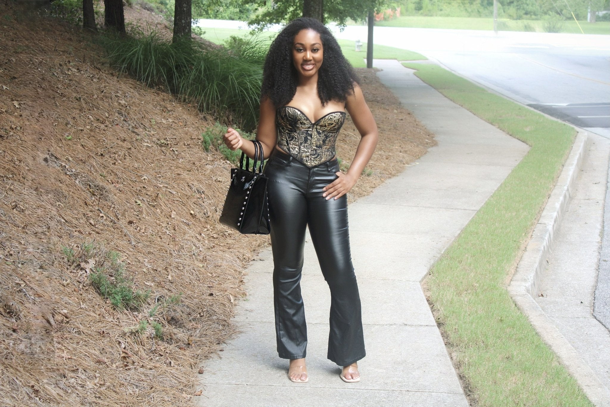 The Anastacia Tote – Silver - Laurice Noire