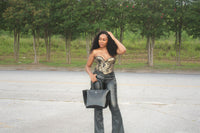 The Anastacia Tote – Silver - Laurice Noire