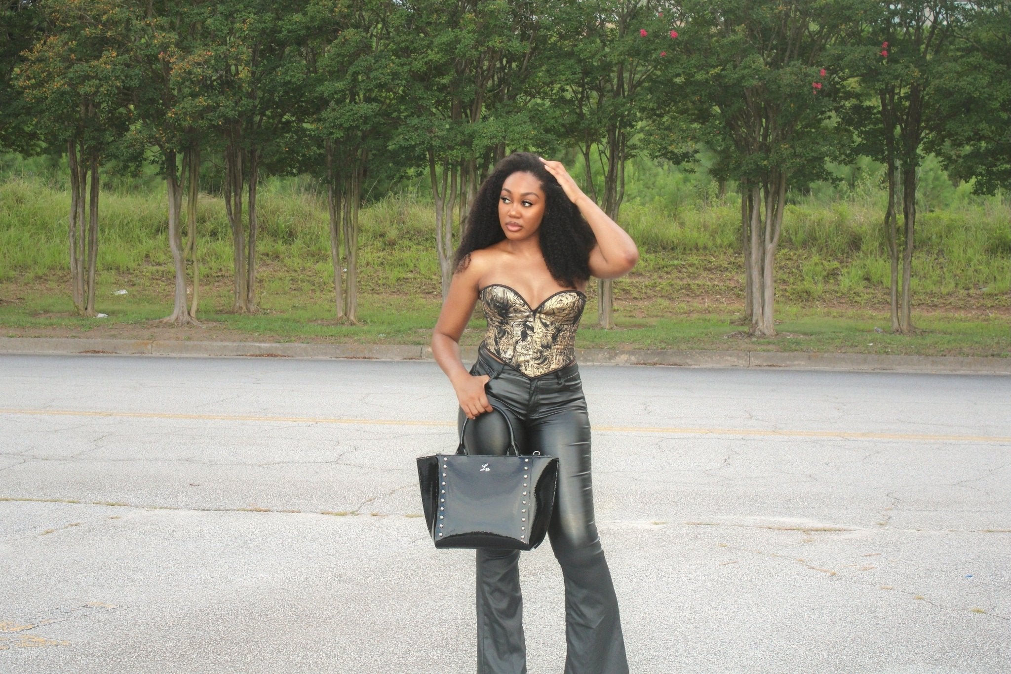 The Anastacia Tote – Silver - Laurice Noire