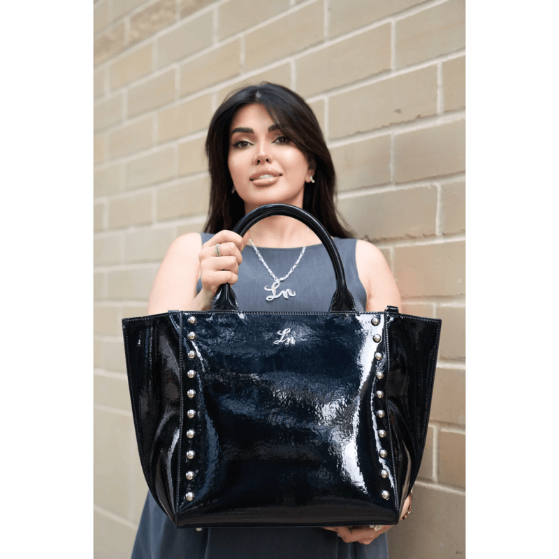 The Anastacia Tote – Silver - Laurice Noire